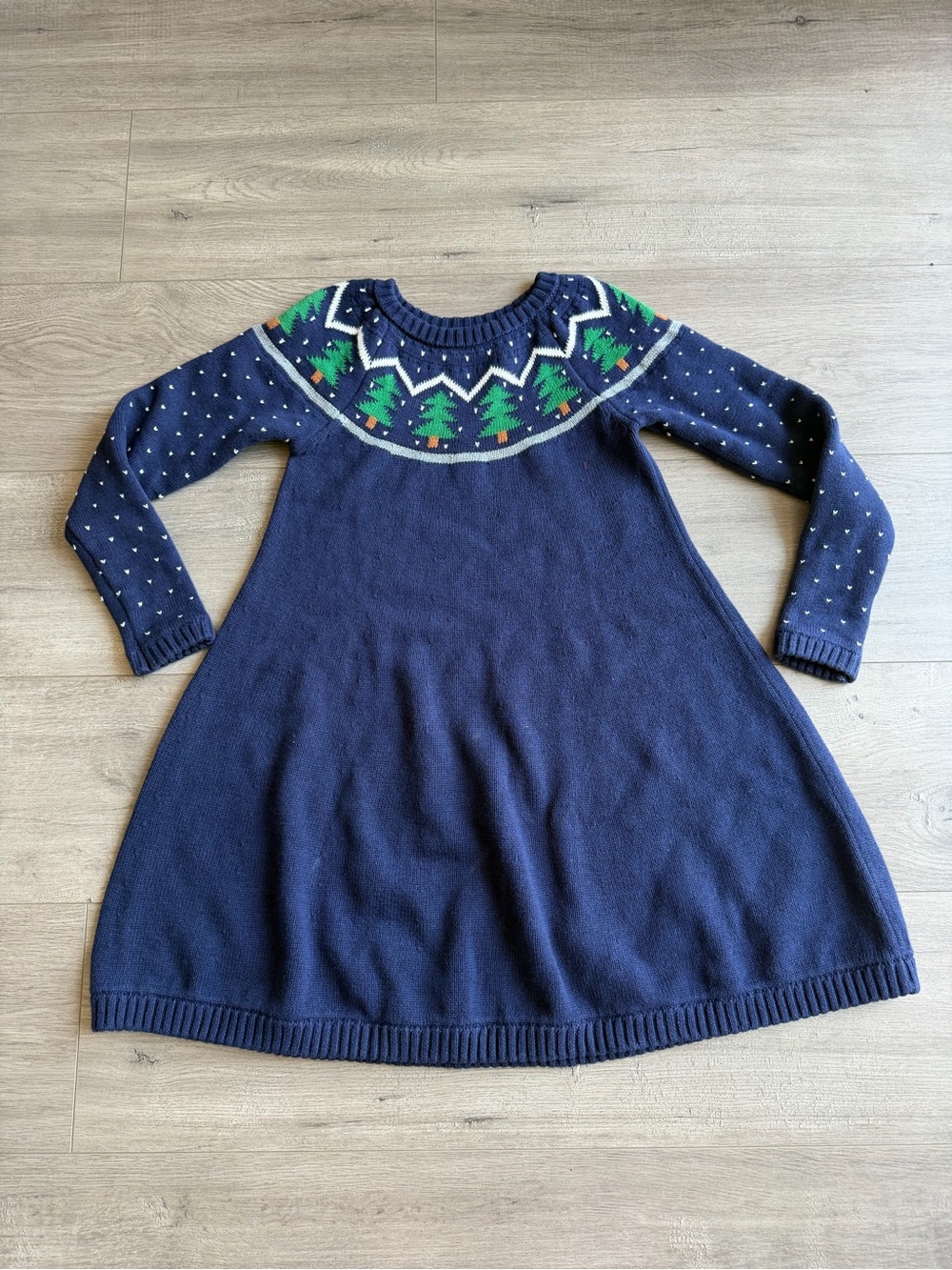 Hannah Anderson Holiday Sweater Dress - size 8